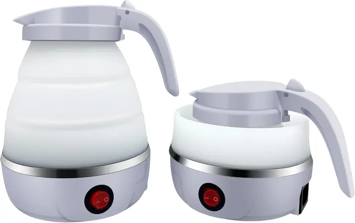 0.6L Travel Collapsible Electric Kettle — Foldable Coffee & Tea Pot