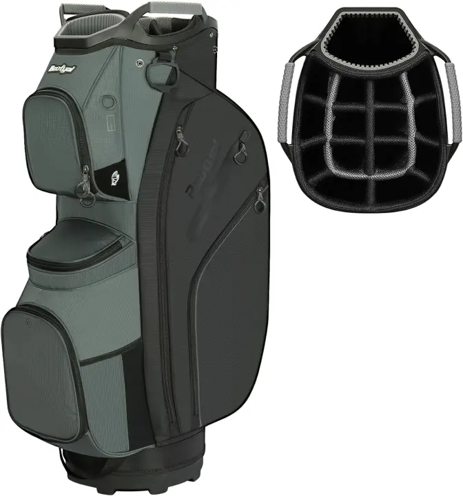 15-Way Golf Cart Bag with Organizer Top — Men's Cart Bag
