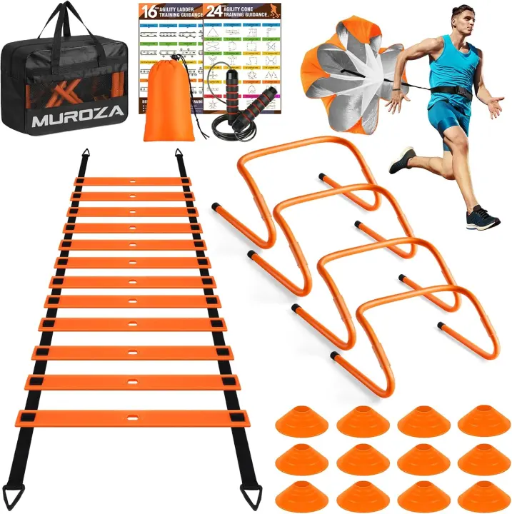 20ft Agility Ladder & Speed Training Set — Complete Athletic Kit
