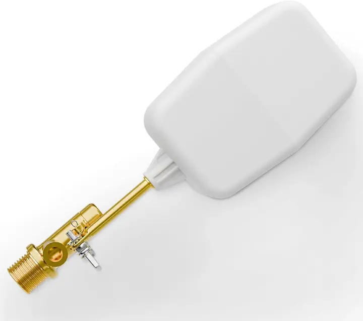 3/8" Brass Water Float Valve — 125 PSI Pool & Tank Level Controller
