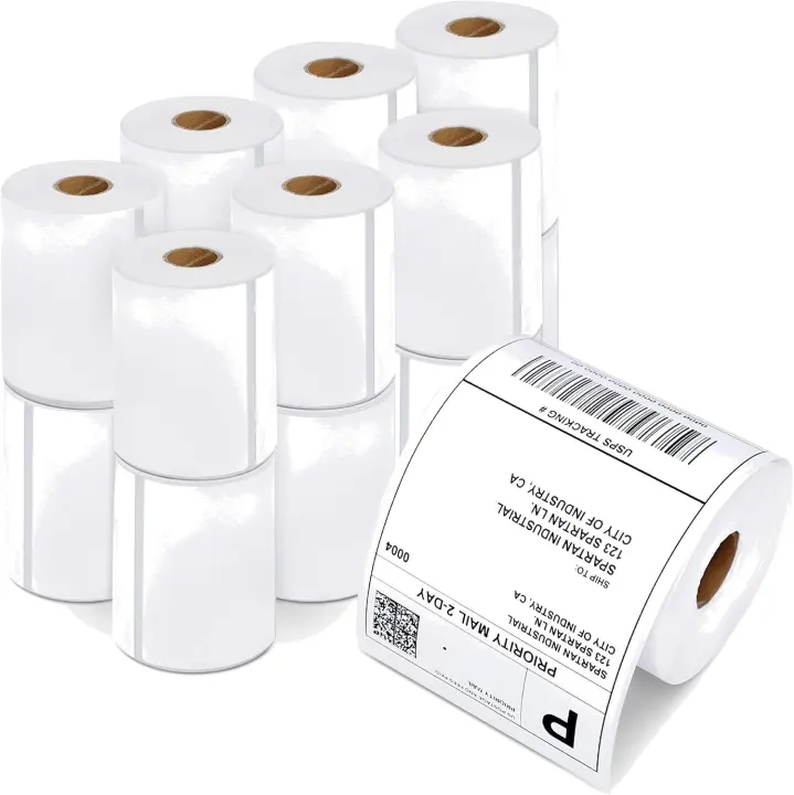 4x6 Direct Thermal Shipping Labels — Dymo 4XL Compatible Rolls
