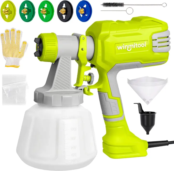 650W Handheld Electric Paint Sprayer with 5 Copper Nozzles