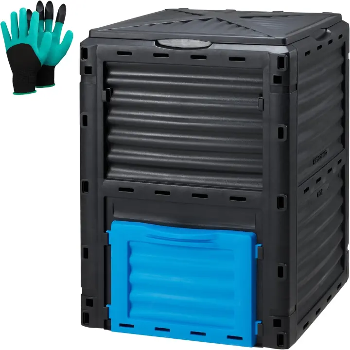 80-Gallon Garden Compost Bin (300L) — Large Outdoor Composter