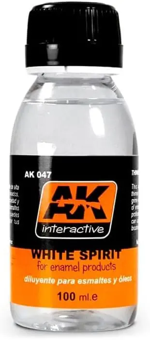AK Interactive White Spirit (100 ml) — Enamel & Oil Thinner