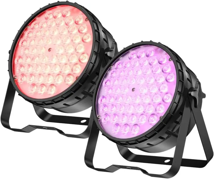 Betopper 54×4W RGBW LED Par Stage Light — 2-Pack Fixtures