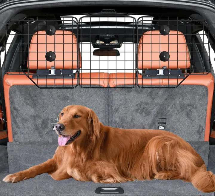 CASIMR Adjustable Dog Car Barrier for SUVs, Trucks & Hatchbacks