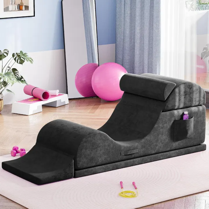 Convertible Foam Yoga Lounge Chair for Adults — Ergonomic Seat