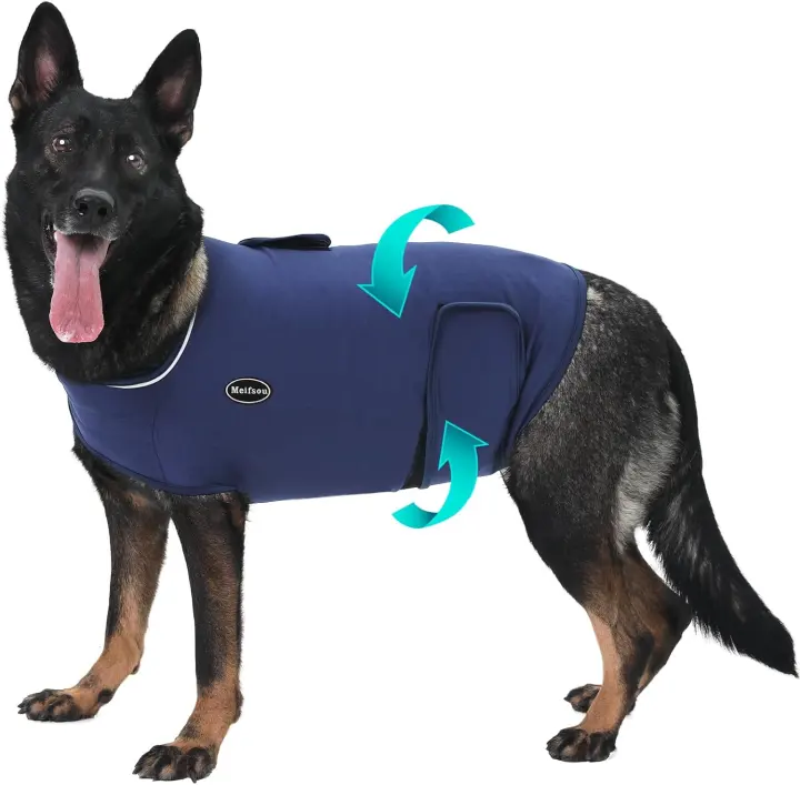Dog Anxiety Vest — Skin-Friendly Calming Thunder Jacket