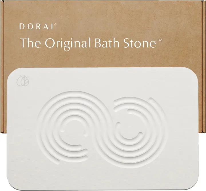 Dorai Home Diatomaceous Earth Stone Bath Mat — 23.6" x 15"