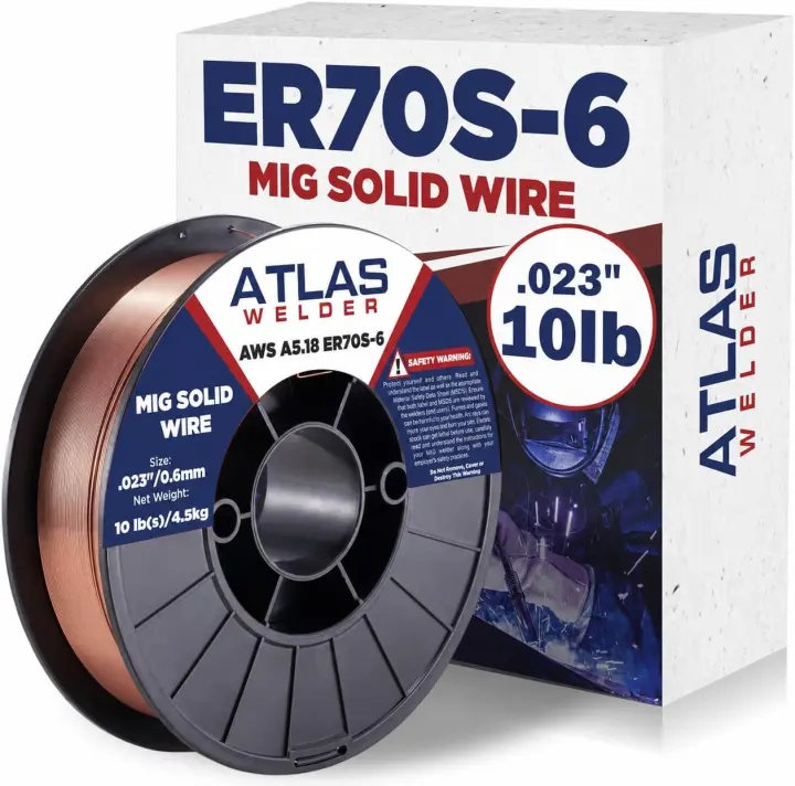 ER70S-6 .023 MIG Welding Wire, 10 lb Spool — Low Spatter, All-Position