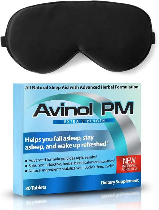 Extra Strength Sleep Aid Kit — Silk Sleep Mask & Travel Sleep Set