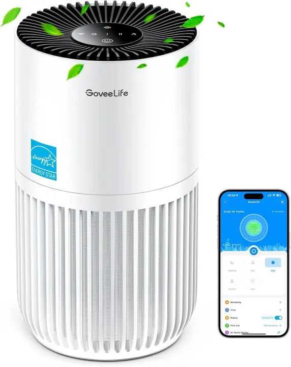 GoveeLife Smart Mini Air Purifier — Compact Bedroom Unit