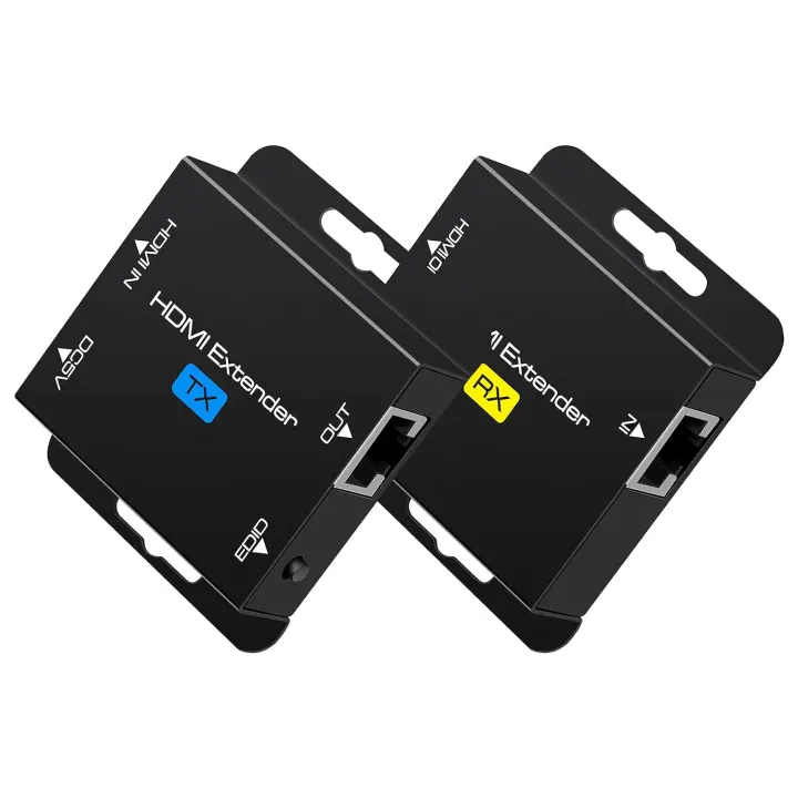 HDMI Extender over Single Cat6 (TX/RX) — 200ft, 1080p, EDID Copy