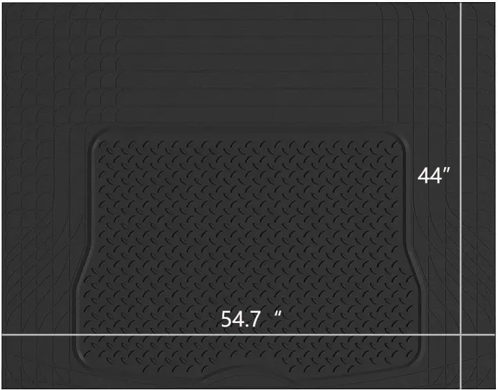 Heavy-Duty Trimmable Rubber Cargo Liner — Large 54.7×44