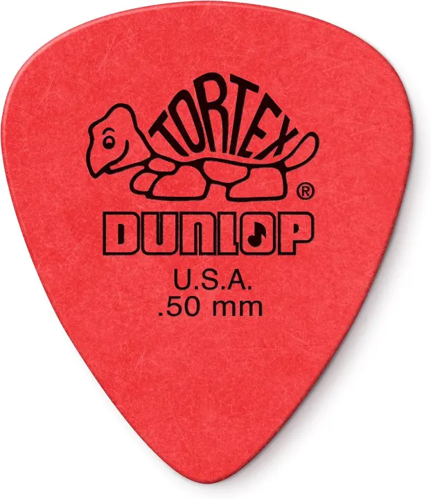 Jim Dunlop Tortex Standard Guitar Picks — .50mm (72 Pack)