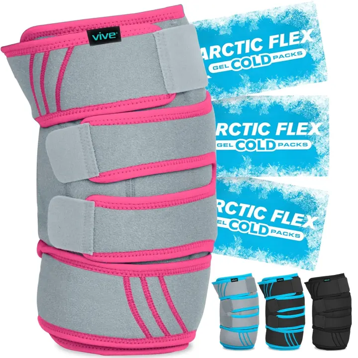 Knee Ice Pack Wrap — Cold/Hot Gel Compression Knee Brace