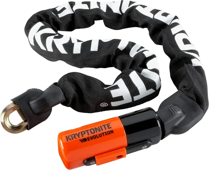 Kryptonite Evolution 1090 10mm Chain Bike Lock — 3 ft Security