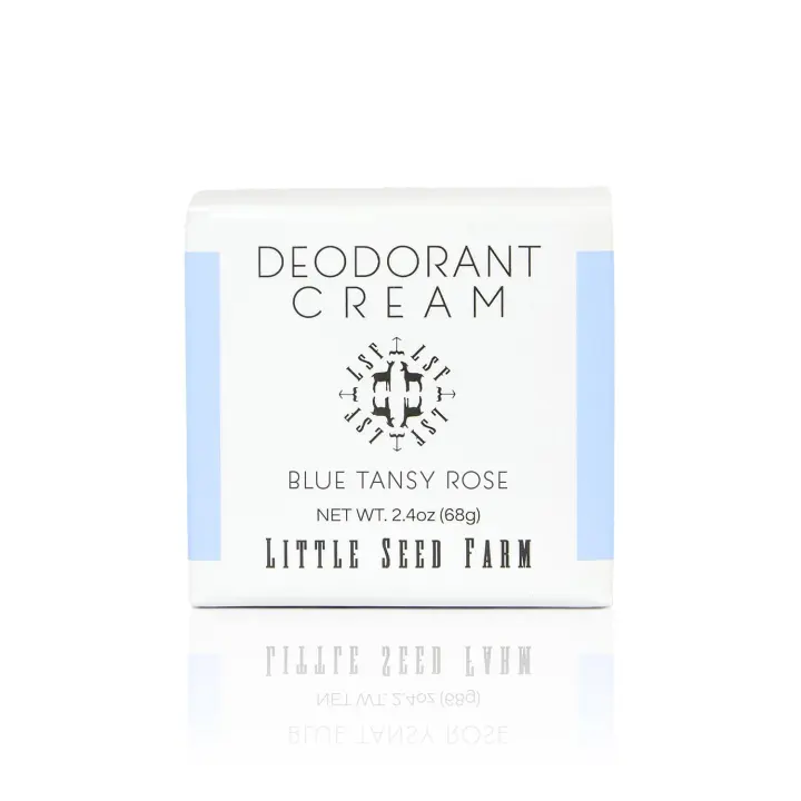 Little Seed Farm Natural Deodorant Cream — Blue Tansy Rose (2.4 oz)