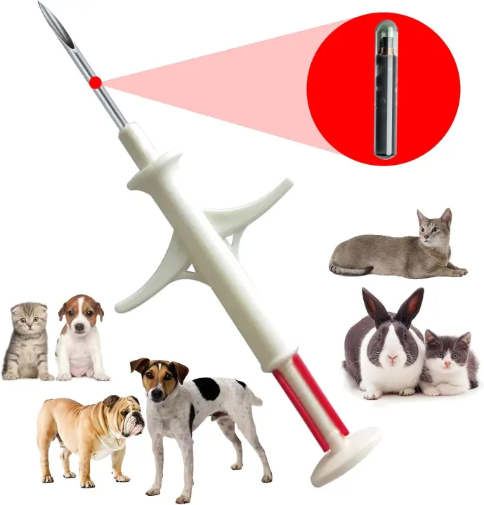 Microchip for Dogs and Cats — 1.4 x 8 mm 20-Pack Implant Kit
