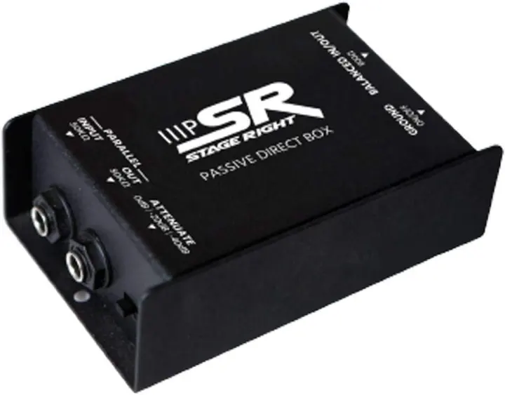 Monoprice Sound Block Passive DI Box — Ground Lift & Pad (Stage Right)