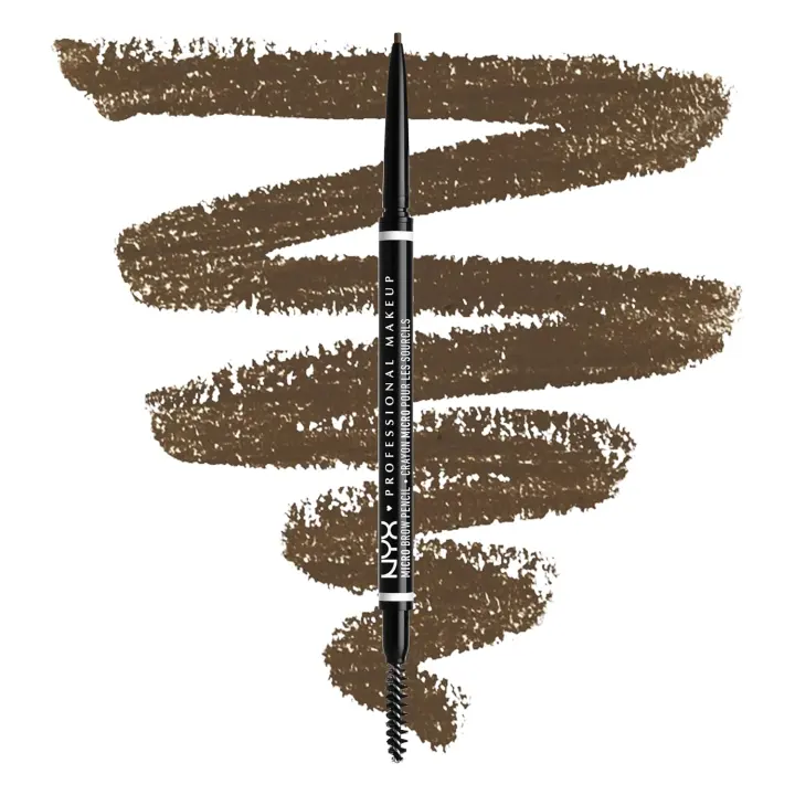 NYX Micro Brow Pencil — Ultra-Fine Retractable Eyebrow Pencil (Ash Brown)