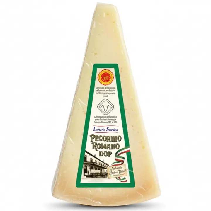 Pecorino Romano 2 lb Block — Italian Sheep’s Milk DOP, 9 Months Aged