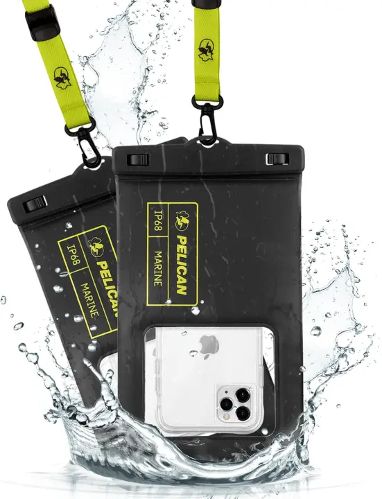 Pelican Marine Waterproof Phone Pouch (2-Pack, XL) — Floating Case