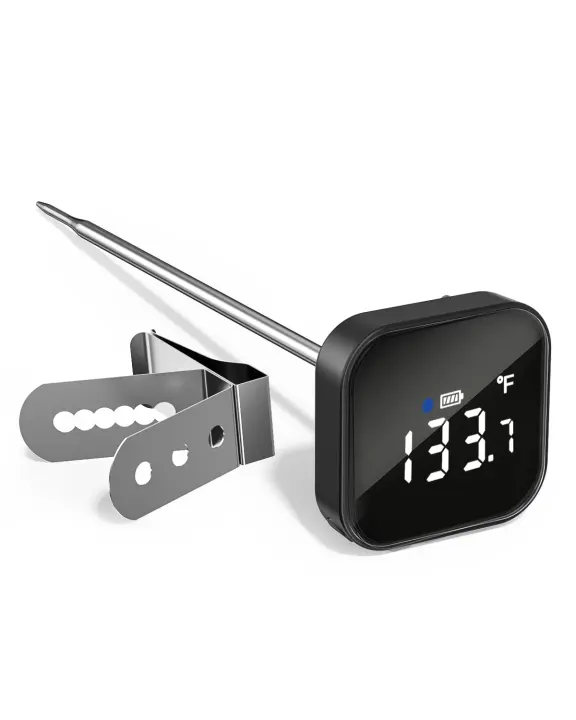 Rechargeable Coffee Thermometer with Color Temp Indicator