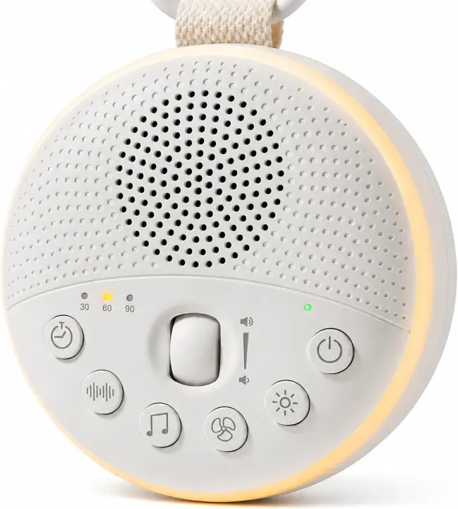 Rechargeable Portable White Noise Machine with 21 Soothing Sounds & Night Light