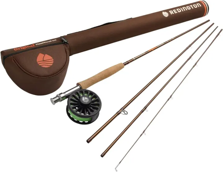 Redington 9' 4-Piece Fly Rod & Reel Combo Kit — Freshwater Setup