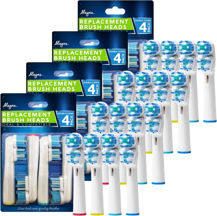 Replacement Brush Heads for Oral-B Electric Toothbrushes — 16-Pack