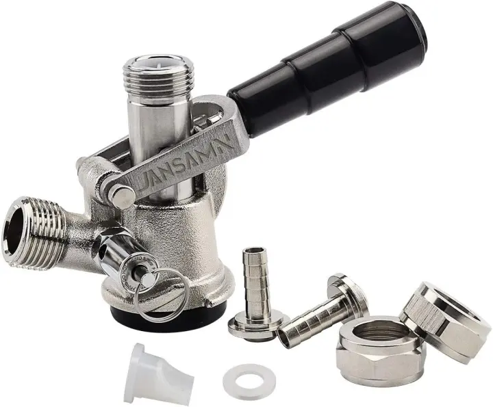 Sankey D Keg Coupler with 304 Stainless Probe — Tap Adapter