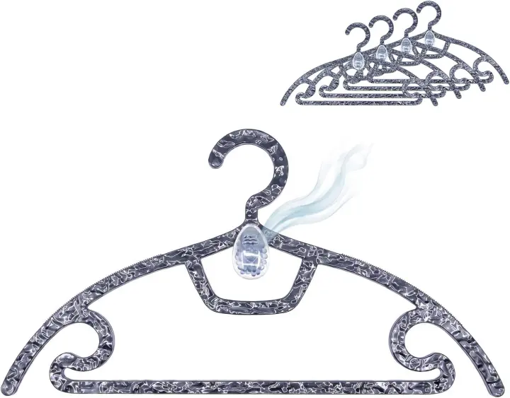 Scented Closet Hangers — Aromatherapy Wardrobe Fresheners (5-Pack)