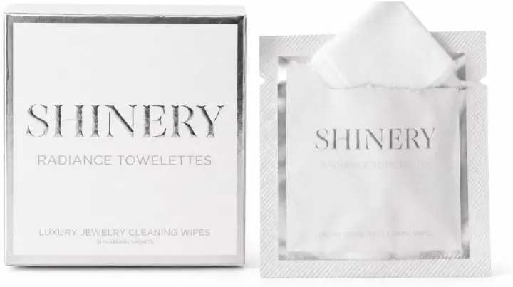 Shinery Radiance Jewelry Cleaning Wipes — 10 Individually Wrapped Towelettes
