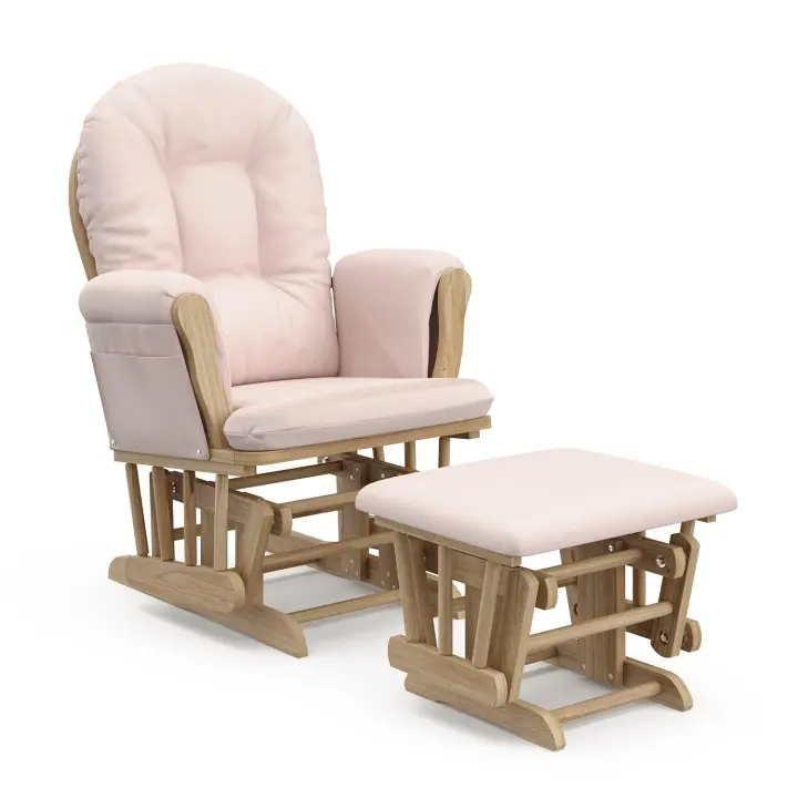 Storkcraft Premium Hoop Glider & Ottoman — Nursery Glider Set