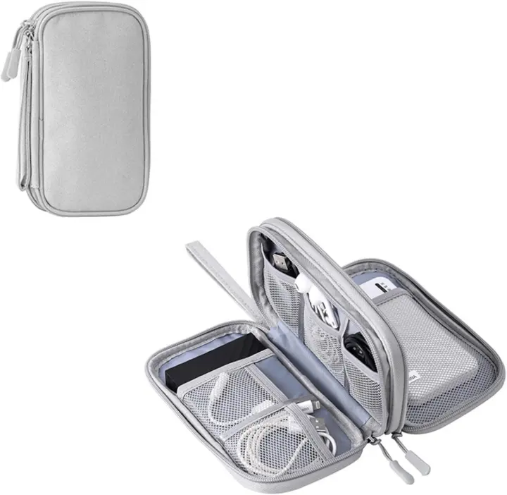 Travel Electronic Organizer Cable Storage Pouch