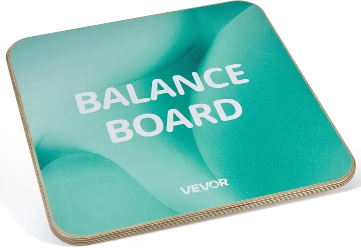 VEVOR 360° Wooden Wobble Board — Adjustable Balance Trainer for Adults