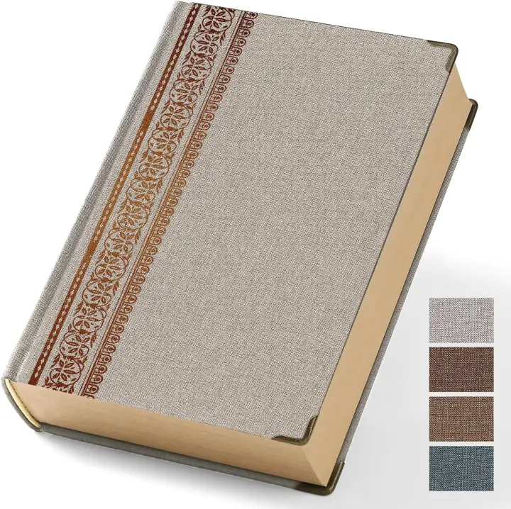 Vintage Hardcover A5 Journal — 384-Page Kraft Paper Notebook (5.51 x 8.50)