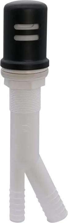 Westbrass A200-1-62 Skirted Solid Brass Air Gap Cap Kit — Matte Black
