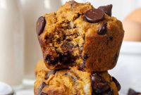 Autumn Spiced Pumpkin Banana Muffins