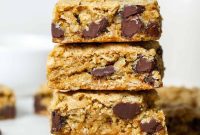 Golden Oatmeal Chocolate Chip Bars