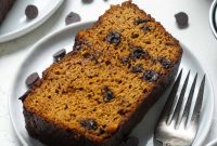 Golden Spiced Almond Pumpkin Loaf