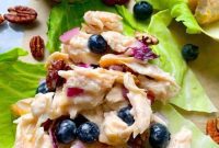 Whole30 Blueberry Pecan Chicken Salad Delight