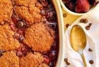 Grain-Free Chocolate Cherry Cobbler