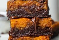Spiced Pumpkin Brownies