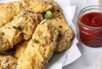 Crispy Whole30 Paleo Chicken Tenders