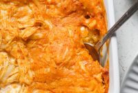 Zesty Buffalo Chicken Spaghetti Squash