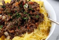 Whole30 Taco Spaghetti Squash Bowls