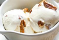 Indulgent Homemade Butter Pecan Ice Cream