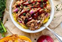Whole30 BBQ Chicken with Spaghetti Squash